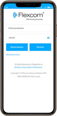 Mobilna programska oprema za sledenje Flexcom